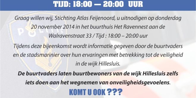 Themabijeenkomst Veiligheid en Buurtpreventie 2014